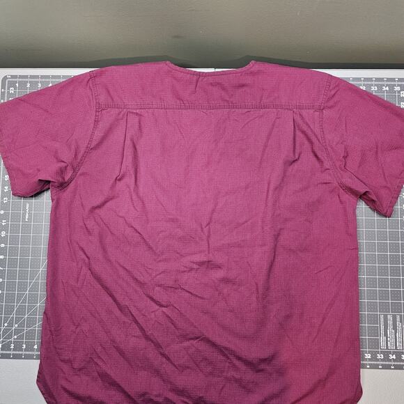 Carhartt Scrub To Mens XL Ripstop Canvas Burgundy Nurse Medical - Picture 5 of 8